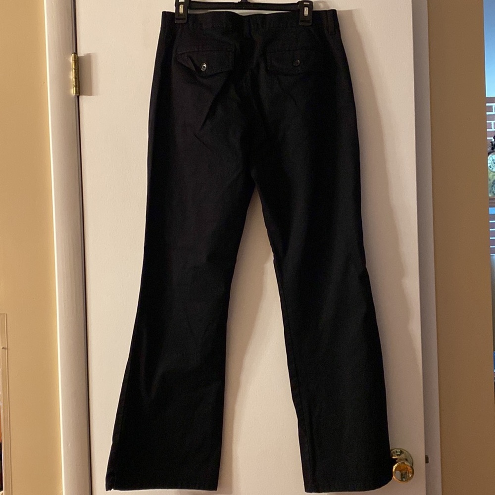 Gloria Vanderbilt black Flare Boot cut leg dress pants size 10 - Picture 3 of 13